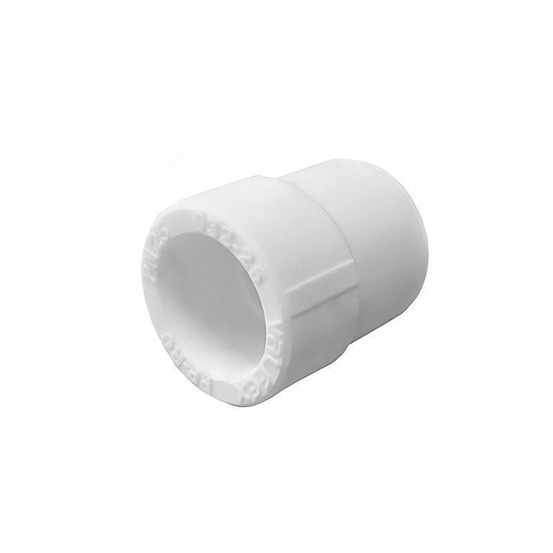 Муфта (переход) ПП 90-50 PN 25, штуцер-муфта, белая, Valfex