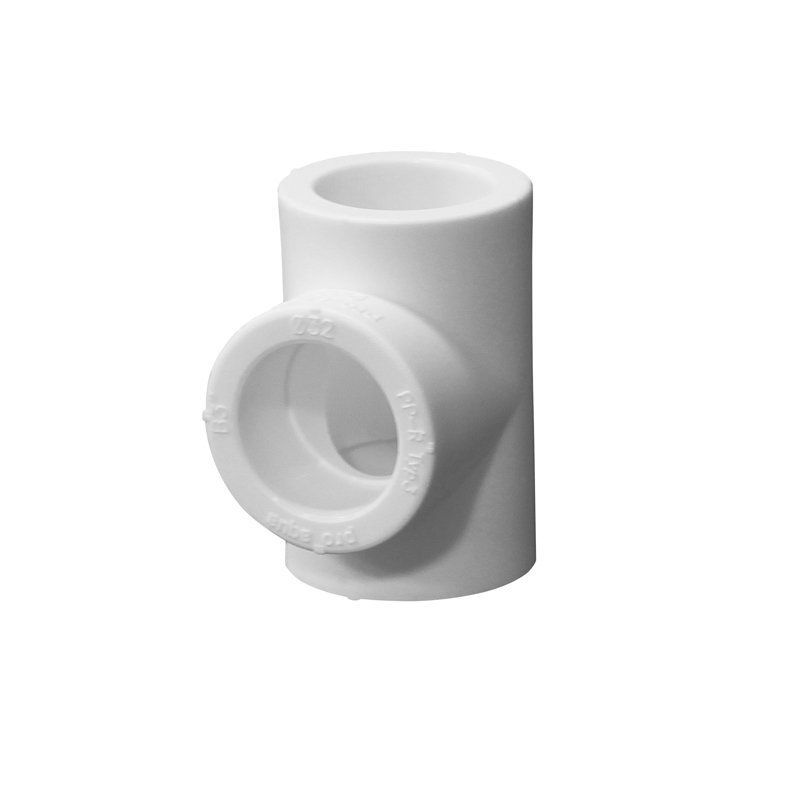 Тройник переходный ПП 75-63-75 PN 25, белый, Pro Aqua PA14574P