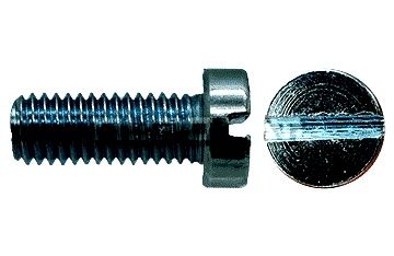 Винт DIN   84 M  2 x  6 оцинк / ГОСТ 1491-80